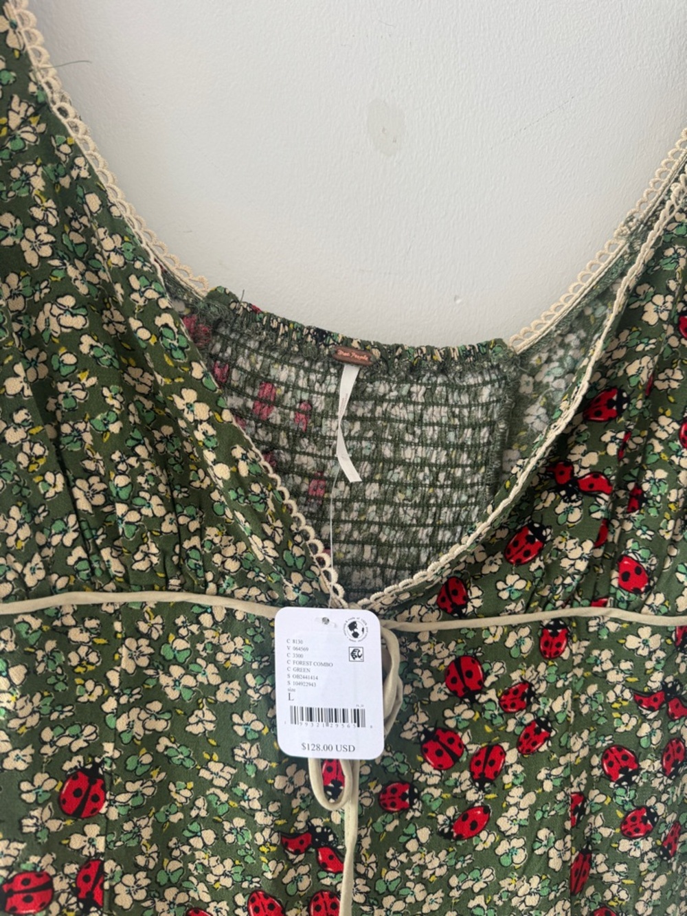 FREE PEOPLE Backroads Mini Dress L - Picture 6 of 6